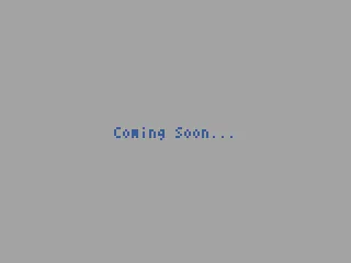 Coming Soon...